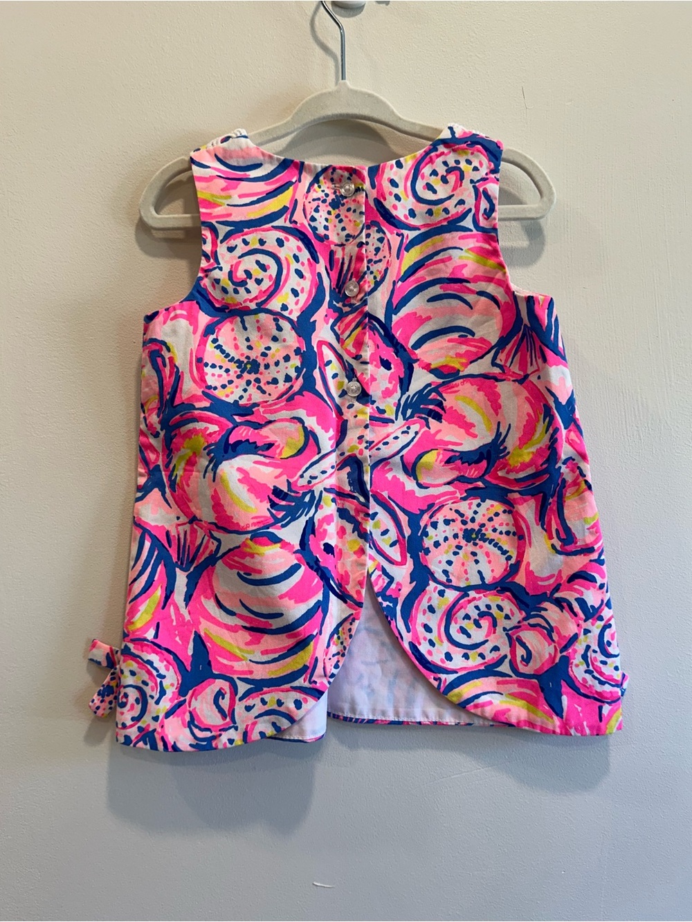 Lilly Pulitzer Baby Girl Pink Seashell Shift Dress with bloomers 18-24 months - Picture 2 of 4